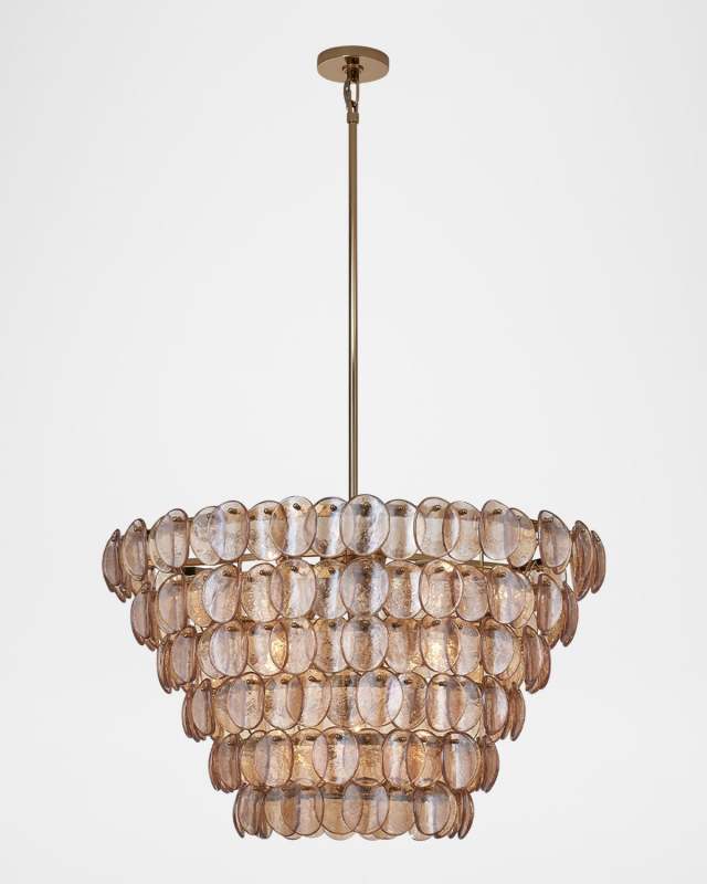 Uroko 34" 14-Light Chandelier